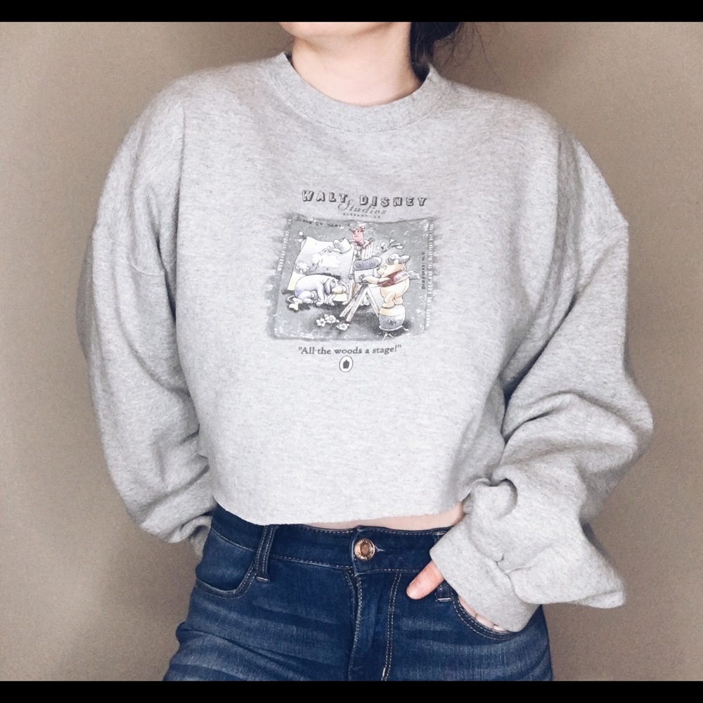 Vintage Walt Disney Winnie the Pooh Crop Top
